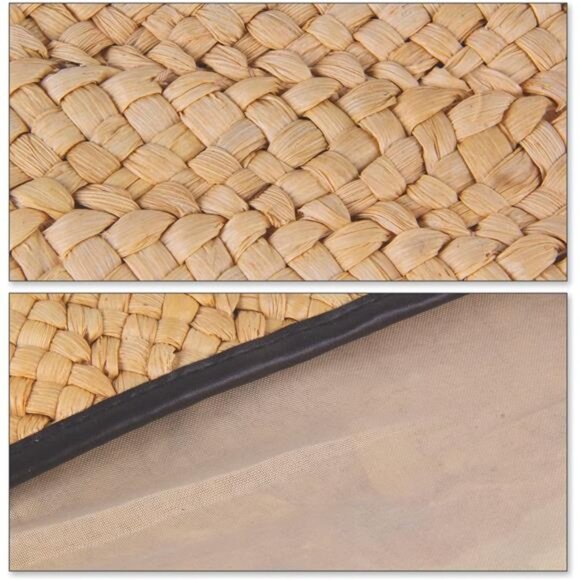 Straw Clutch Purses for Women Summer Beach Bags Envelope Woven Clutch Handbags - Picture 5 of 6